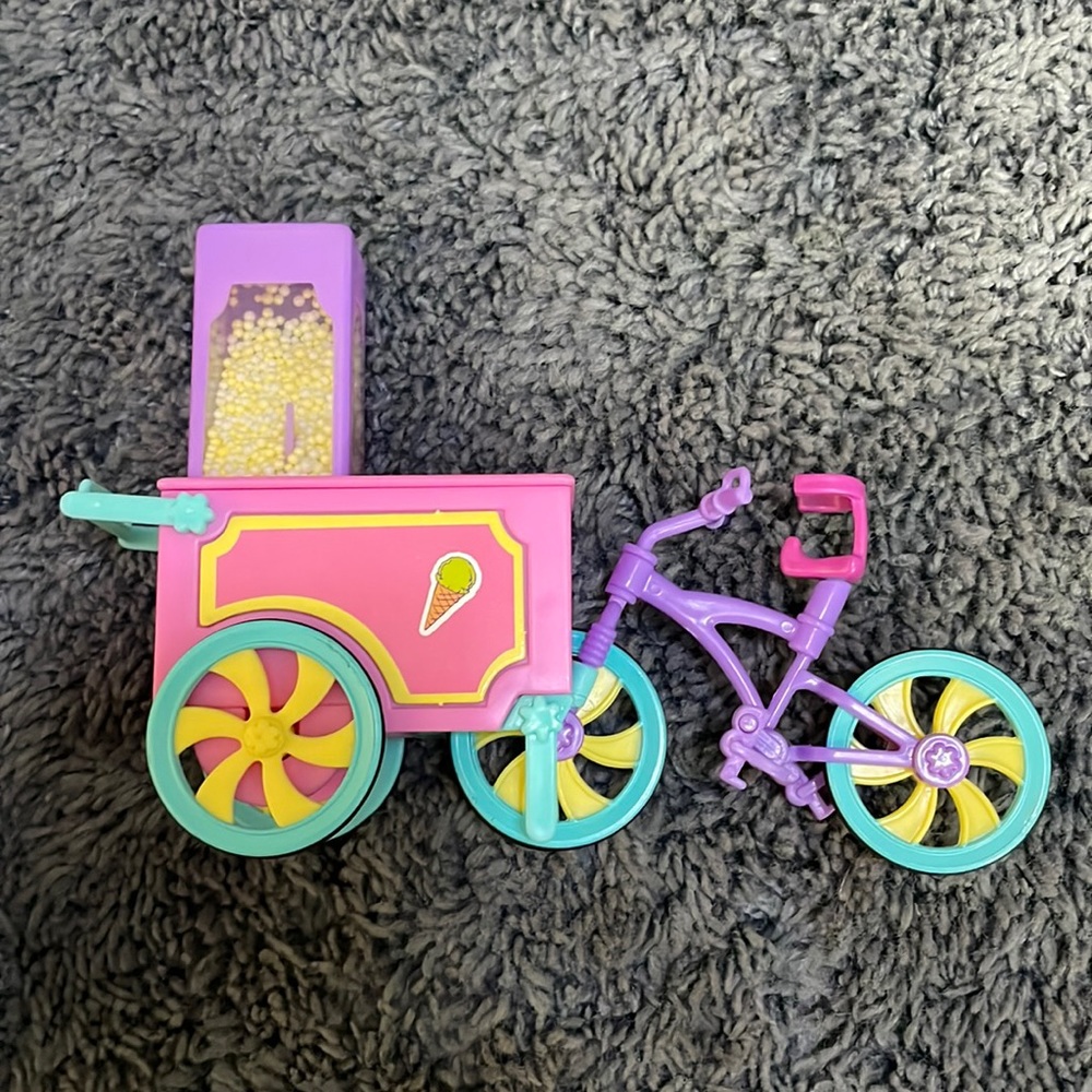 Polly pocket bicycle popcorn popper